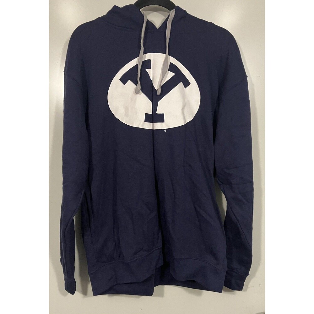 Russell Athletic Brigham Young University Cougars Hoodie Pullover Blue Sz L NWT